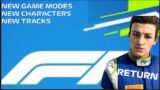 F1 2021 GAME NEWS AND FEATURES// NEW GAME MODES, CHARACTERS AND TRACKS.