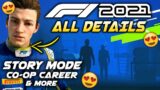 F1 2021 Game: STORY MODE! CO-OP CAREER! MY TEAM CLASSIC DRIVERS & More Features All Details!
