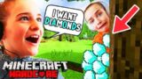 FINDING SOCKIE FOR DIAMONDS IN MINECRAFT HARDCORE Gaming w/ The Norris Nuts