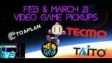 Feb-March 2021 Video Game Pickups!! Retro, modern and arcade games!!