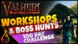 Finishing The Workshop And Finding The Elder Location Valheim 100 Day Challenge Lets Play S2 Ep6