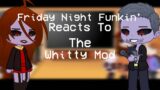Fnf Reacts To Fnf Memes || Gacha Club || Friday Night Funkin' Whitty Mod || Flashing Lights Warning