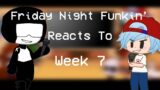 Fnf Reacts To Week 7 || Friday Night Funkin' Week 7 || Gacha Club || Flashing Lights Warning