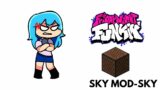 Friday Night Funkin' Sky Mod – Sky [Minecraft Note Block Cover]