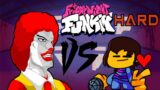 Frisk vs Ronald McDonald – Friday Night Funkin' Mod [Hard]