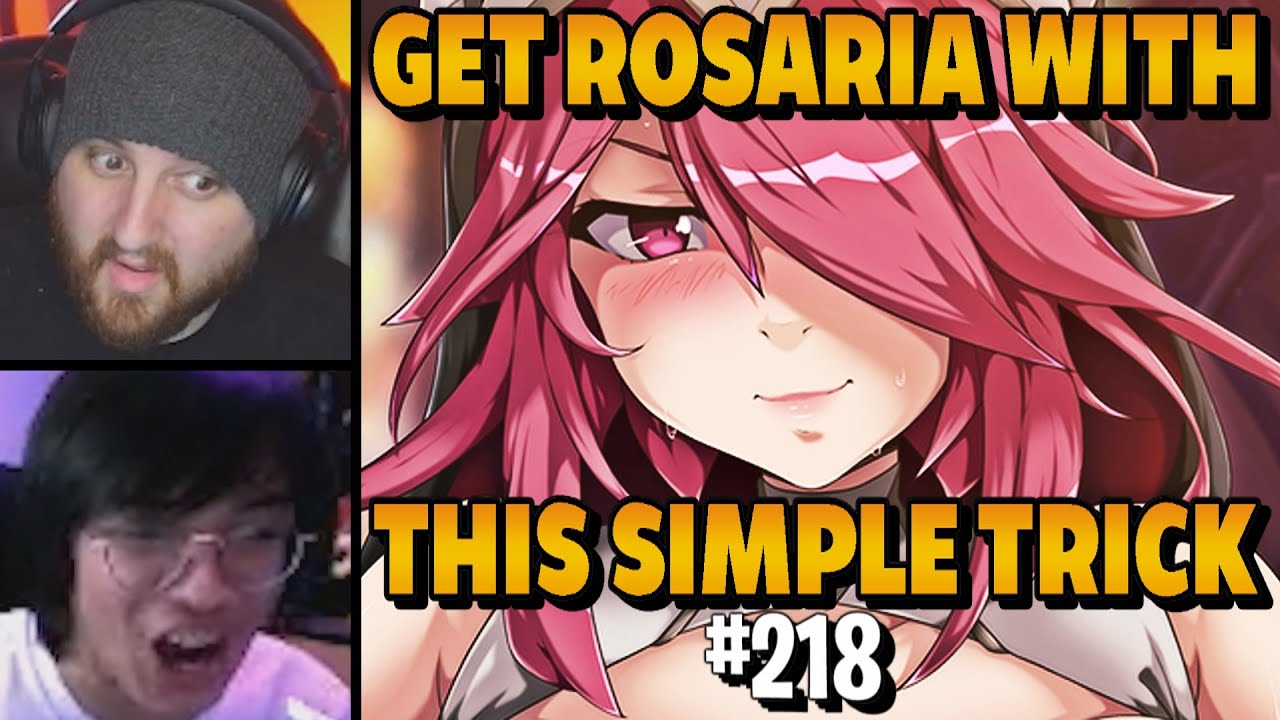 GET ROSARIA WITH THIS SIMPLE TRICK GENSHIN IMPACT FUNNY MOMENTS PART 
