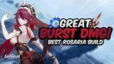 GREAT BURST DAMAGE! Best Rosaria Build – Artifacts, Weapons, Teams & Showcase | Genshin Impact
