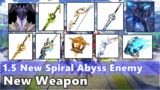 Genshin Impact 1.5 Spiral Abyss Florr 11 12 (Abyss Herald & Lector) Upcoming New Weapon  1.5 1.6 1.7