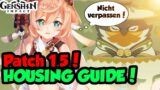 Genshin Impact Deutsch | PATCH 1.5 HOUSING System Kanne Guide Nicht verpassen | Tipps Tricks