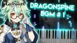 Genshin Impact: Dragonspine BGM #1 | Piano