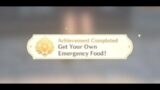 Genshin Impact Hidden Achievement – Get Your Own Emergency Food!