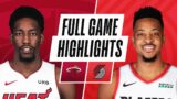 HEAT at BLAZERS | FULL GAME HIGHLIGHTS | April 11, 2021