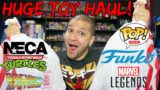 HUGE Toy & Video Game Haul! (Neca, TMNT, BTTF, Funko Pops, Marvel Legends, Thrift Finds, & More!)