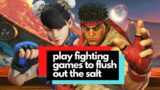 How Not To Get Salty In Video Games? Play Fighting Games! #shorts
