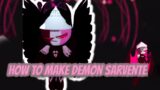 How To Make Demon Sarvente (from a fnf mod) In Robloxian Highschool