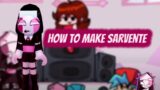 How To Make Sarvente (from a fnf mod) In Robloxian Highschool #fnf #roblox
