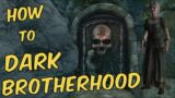 How To Start The Dark brotherhood Thieves Guild and The Companions in SKYRIM // Super Easy //