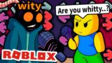 I Pretended To Be WHITTY In Roblox Friday Night Funkin