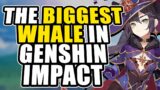 I'VE NEVER SEEN A BIGGER WHALE THAN THIS… | Genshin Impact