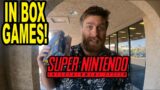 IN BOX SNES GAMES! | Live Thrifting | Live Video Game Hunting