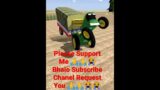 Johndeere Tractor Stunt In Indian Tractor Simulator Game #shorts video #games