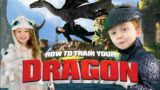Kids Workout! HOW TO TRAIN YOUR DRAGON! Real-Life VIDEO GAME! Kids Workout Videos, DANCE, PE FUN!