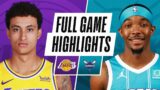 LAKERS at HORNETS | FULL GAME HIGHLIGHTS | April 13, 2021