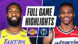 LAKERS at WIZARDS | FULL GAME HIGHLIGHTS | April 28, 2021