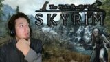 Lets Play The Elder Scrolls V: Skyrim (Pt.2) Open World Adventure with Yoshi!