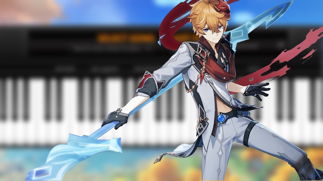 Letter from Ajax - Genshin Impact [ Virtual Piano Sheet ] ( Childe