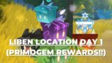 Liben Location Day 1 (Primogem Rewards!!) | Marvelous Merchandise Event – Genshin Impact