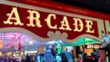 MIDWAY ARCADE CIRCUS CIRCUS LAS VEGAS, CARNIVAL GAMES, VIDEO GAMES, CLAW GAMES, FUN FOR ALL AGES