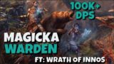 Magicka Warden PvE Guide | 100.9k+ DPS | Easy Rotations | Flames of Ambition DLC