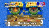Mario Party 4 SS2 Minigame Mode EP 16 – Duel Round Match 3 Daisy VS Mario , Wario VS Peach