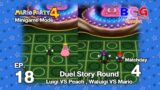 Mario Party 4 SS2 Minigame Mode EP 18 – Duel Round Match 4 Luigi VS Peach , Waluigi VS Mario