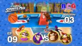 Mario Sports Mix Basketball EP 09 Match 03 Wario+Waluigi VS Donkey Kong+Diddy Kong