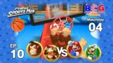 Mario Sports Mix Basketball EP 10 Match 04 Donkey Kong+Diddy Kong VS Mario+Luigi