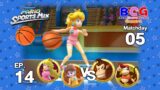 Mario Sports Mix Basketball EP 14 Match 05 Peach+Daisy VS Donkey Kong+Diddy Kong