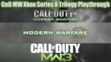 Modern Warfare Triology Xbox Series X Playthrough.