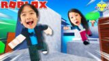 Mommy Can't Catch Ryan! Ryan vs Mommy in Roblox Parkour Tag!! Let's Play!!