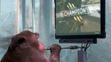 Monkey plays Video Games  better than you #shorts