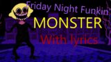 Monster With Lyrics – FNF