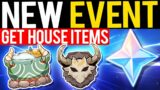NEW EVENT! Get House Items Now & Primogems! – Genshin Impact
