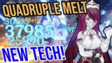 NEW Rosaria QUADRUPLE Reverse Melt Tech! With EVERY Pyro Character! Genshin Impact Guide