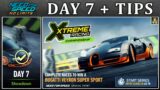 NFS No Limits | Day 7 – Winning + TIPS – Bugatti Veyron Super Sport | XRC