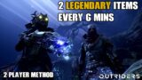 OUTRIDERS – HOW TO GET 2 LEGENDARYS EVERY 6 MINS! UNLIMITED LEGENDARY FARM! (REQUIRES 2 PEOPLE)