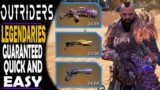 OUTRIDERS – LEGENDARIES GUARANTEED – FAST AND EASY METHOD – ONE EVERY HOUR OR SO!!