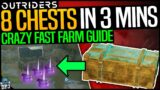 Outriders: 8 CHESTS IN 3 MINUTES – Fast Epic & high Level Weapons & Armour Farm Guide