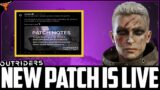 Outriders – Brand New Patch Availabale Now – All Patch Notes