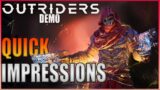 Outriders Demo Review | First Impressions